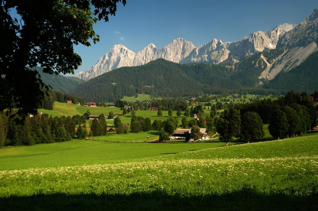 Bio-Holzhaus Und Landhaus Heimat Рамзау-ам-Дахштайн Екстер'єр фото