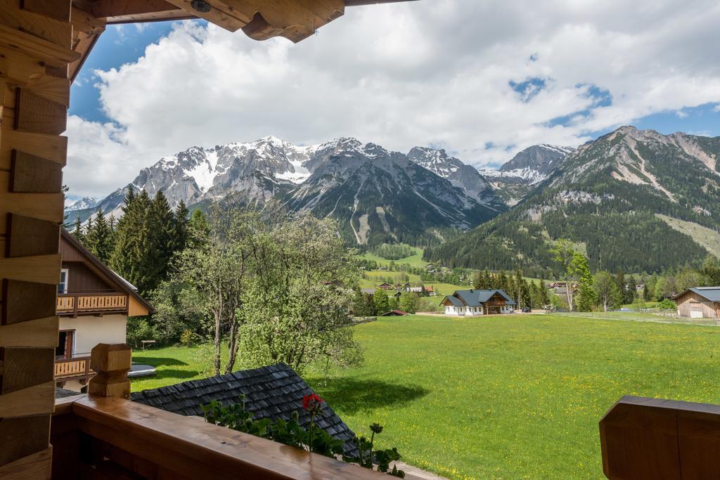 Bio-Holzhaus Und Landhaus Heimat Рамзау-ам-Дахштайн Екстер'єр фото